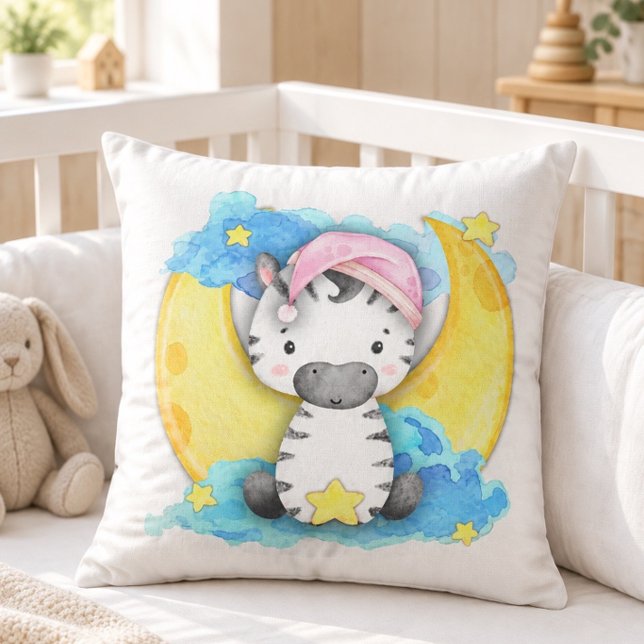 Almofada Hora de Dormir do Bebê Zebra (Criador carregado)
