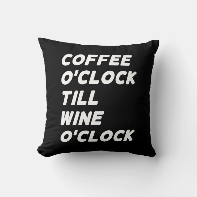 ALMOFADA HORA DO CAFÉ ATÉ A HORA DO VINHO (Frente)