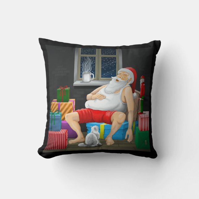 Almofada Hora do Café Santa Claus (Frente)