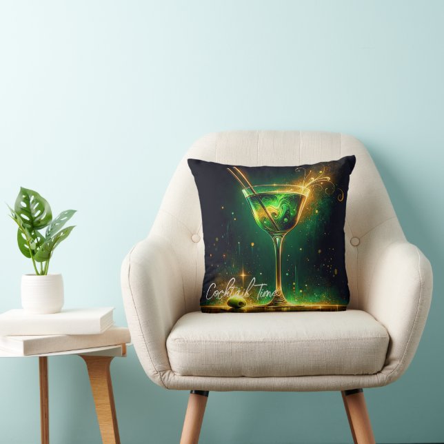 Almofada Hora do Partido Trendy Neon Personalizada (Cadeira)