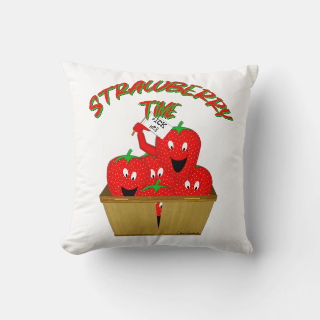 Almofada Horário de Morango! (Frente)