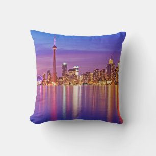 Almofada Horizonte de Toronto ao Crepúsculo