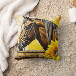 Almofada Horo e girassol Linda Arte AI