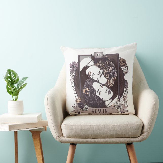 Almofada Horóscopo - GEMINI (Cadeira)
