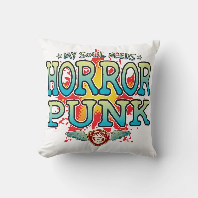 Almofada Horror Punk Soul Cushion (Frente)