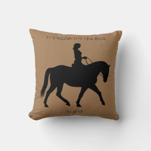 Almofada Horseback montando travesseiro decorativo personal