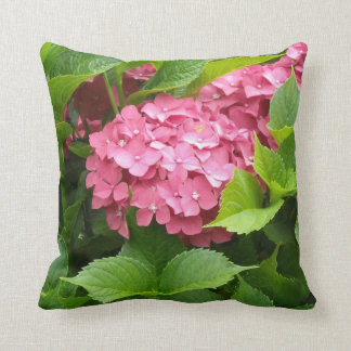 Almofada Hortênsias Rosa Intenso