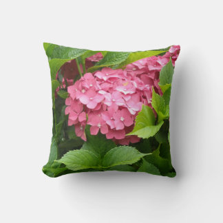 Almofada Hortênsias Rosa Intenso