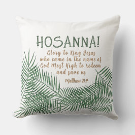 Almofada HOSANNA Palm Sunday Square