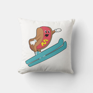 Almofada Hotdog como saltador de Esqui com Ski.PNG