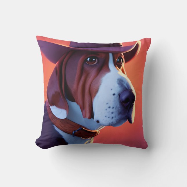 Almofada Hound Basset (Frente)