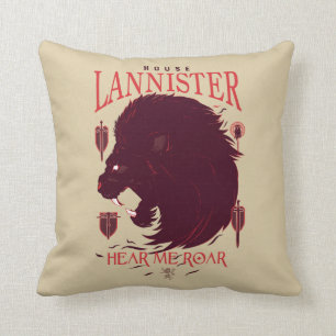 Almofada House Lannister - Ouça-me Roar