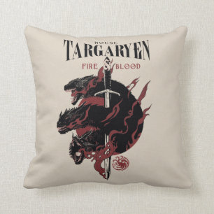 Almofada House Targaryen - Fogo e Sangue