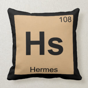 Almofada Hs - Hermes Deus Química Símbolo de Mesa Periód