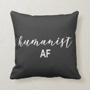 Almofada Humanista de Travesseiro tipográfico