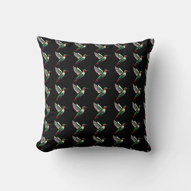 Almofada Hummingbird Verde (Frente)