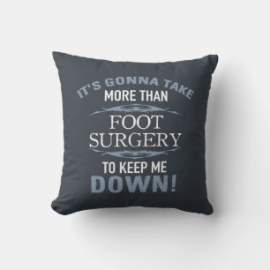 Almofada Humor de Cirurgia de Pés
