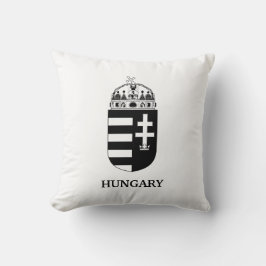 Almofada Hungarian Coat of Arms Contemporary Monochrome Art