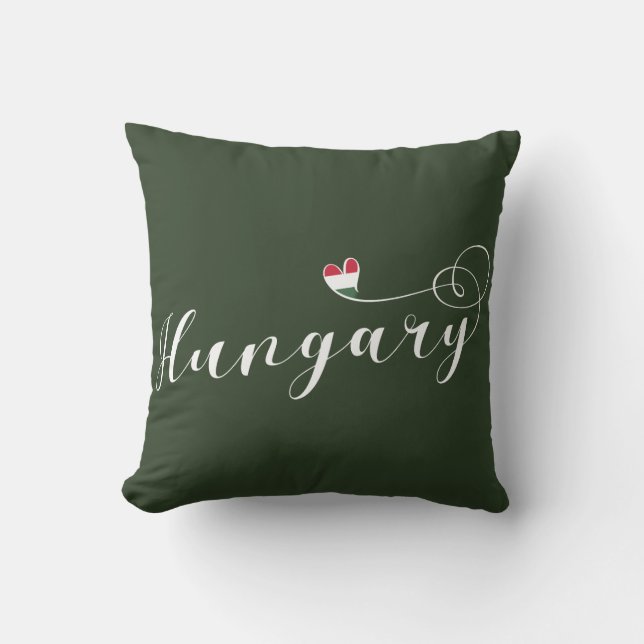 Almofada Hungria Heart Throw (Frente)