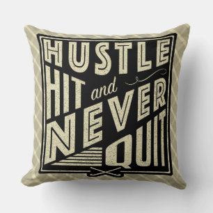 Almofada Hustle de Hóquei em Campo, Hit & Nunca Sair de Cus