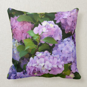 Almofada hydrangea colorido