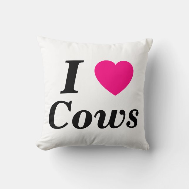 Almofada I <3 Vacas (Frente)