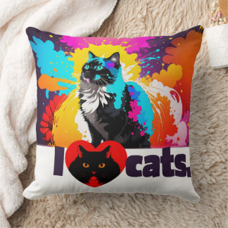 Almofada I Heart Cats