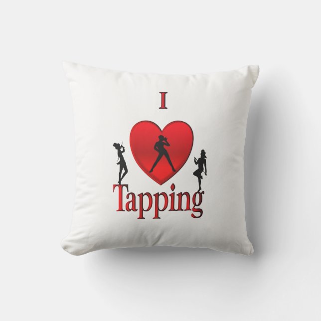 Almofada I Heart Tap Dance (Frente)