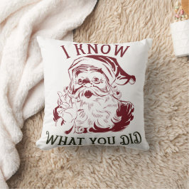 Almofada I know what You did Vintage Chistmas