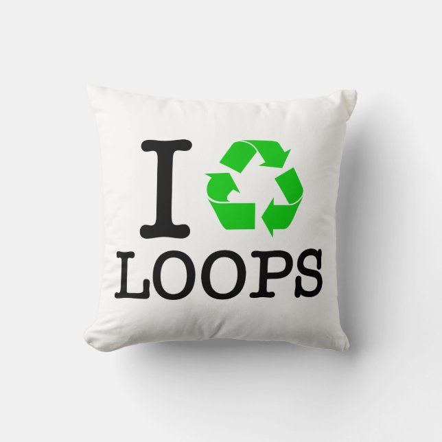 Almofada I Loops de Reciclar (Frente)