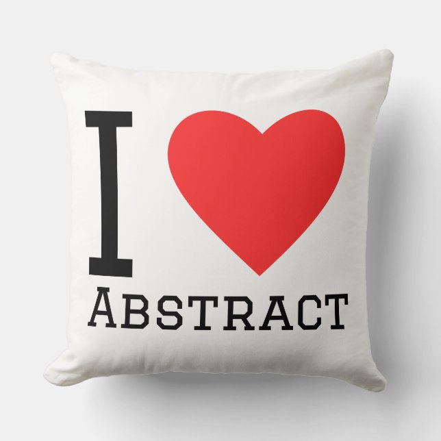 Almofada I love abstract (Frente)