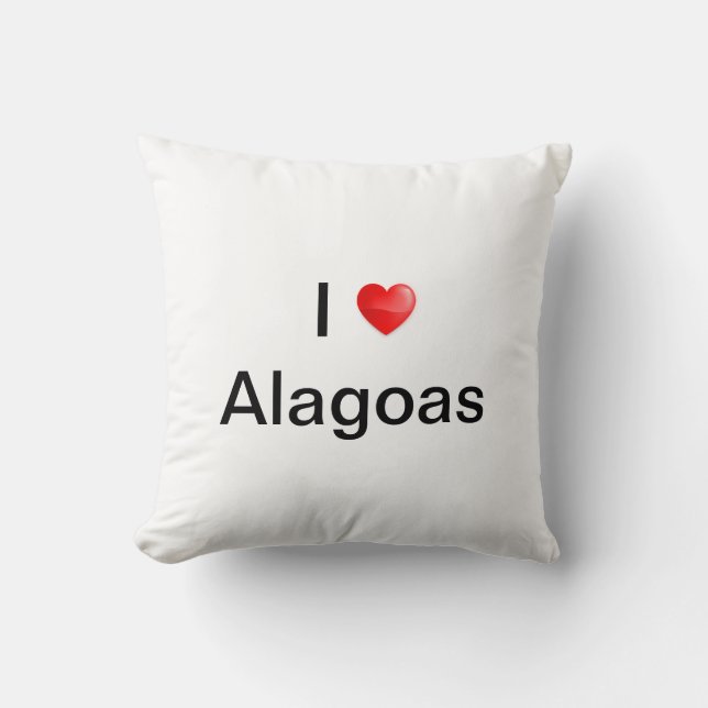 Almofada I love Alagoas (Frente)