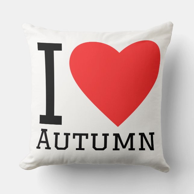Almofada I love autumn  (Frente)