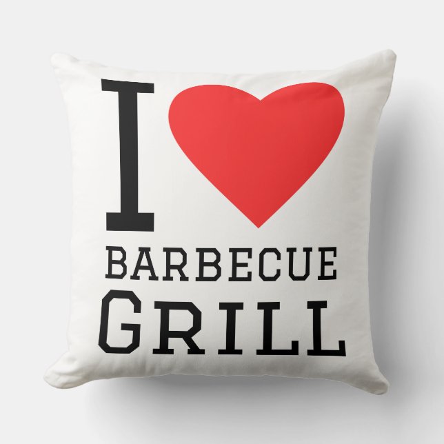 Almofada I love barbecue grill (Frente)