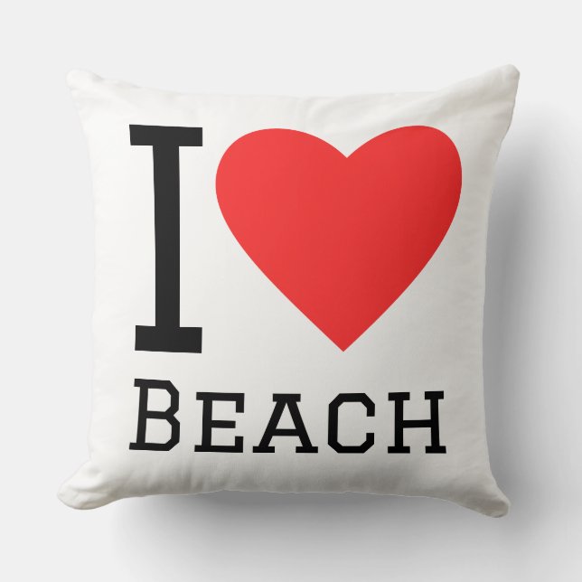Almofada I love beach (Frente)