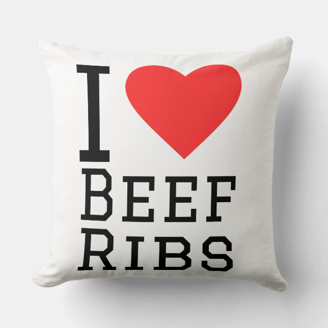 Almofada I love beef ribs  (Frente)