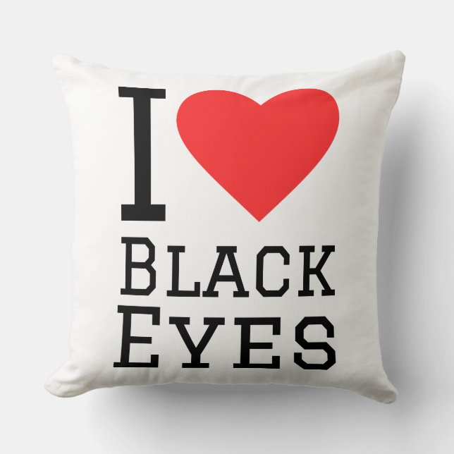 Almofada I love black eyes (Frente)