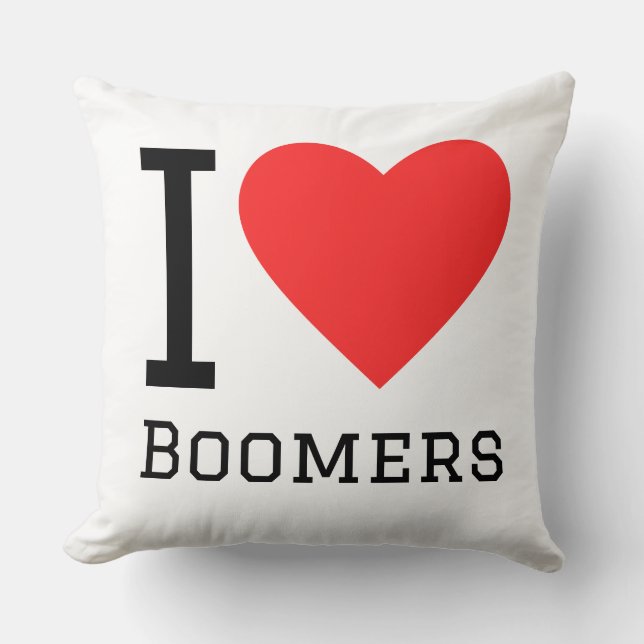Almofada I love boomers (Frente)