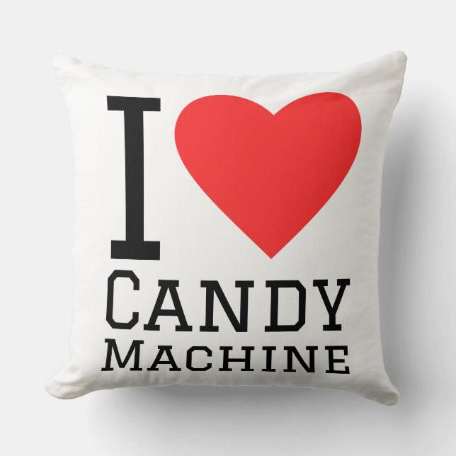 Almofada I love candy machine (Frente)