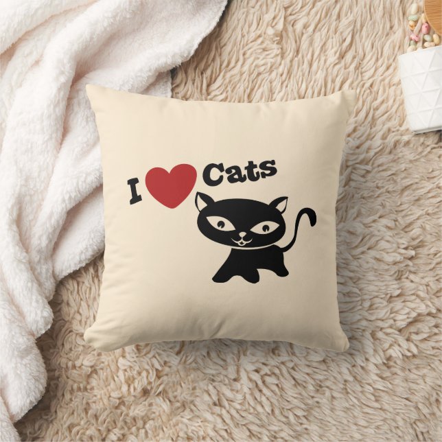Almofada I love cats (Cobertor)