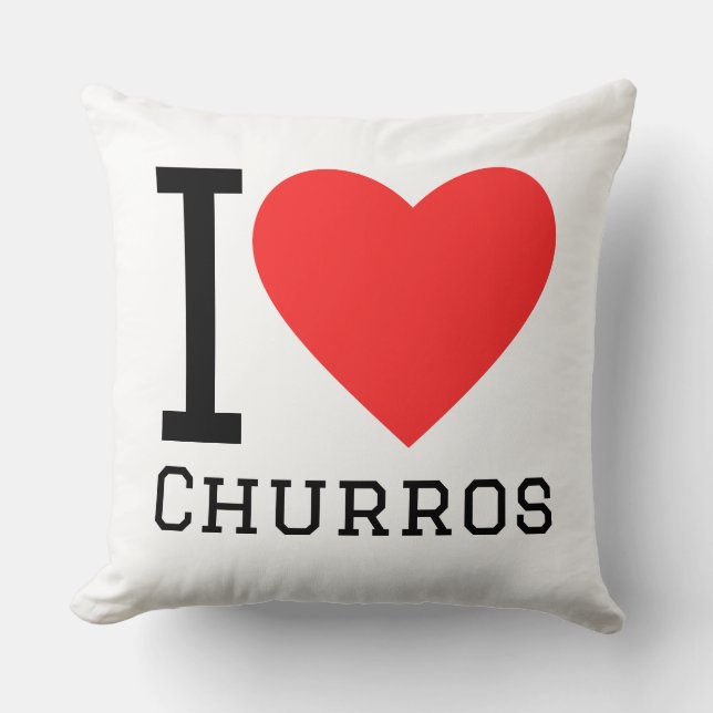 Almofada I love churros (Frente)