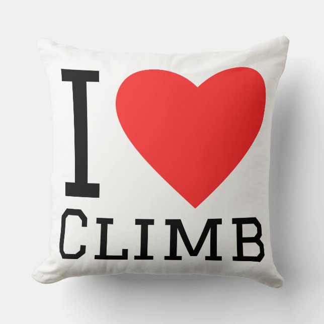 Almofada I love climb (Frente)