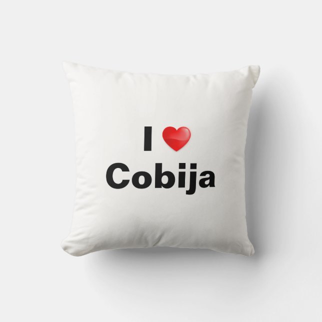 Almofada I love Cobija (Frente)