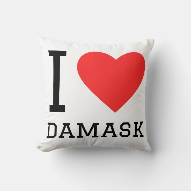 Almofada I love damask (Frente)