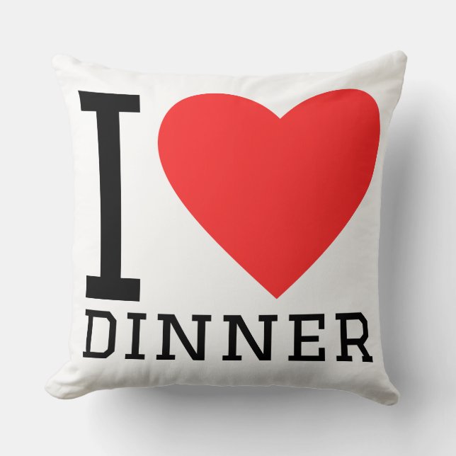 Almofada I love dinner (Frente)