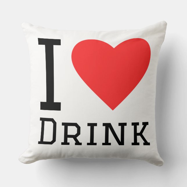 Almofada I love drink (Frente)