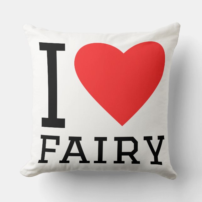 Almofada I love fairy  (Frente)