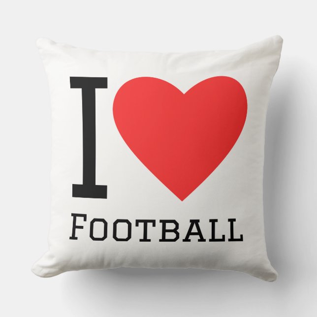 Almofada I love football (Frente)