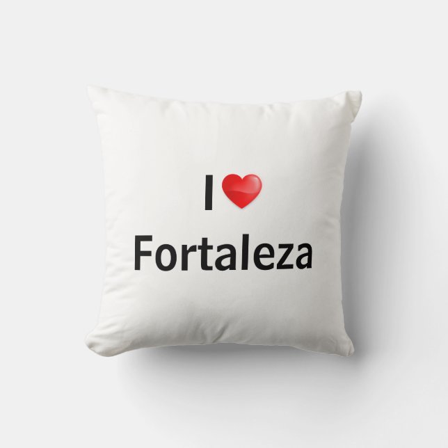 Almofada I love Fortaleza (Frente)
