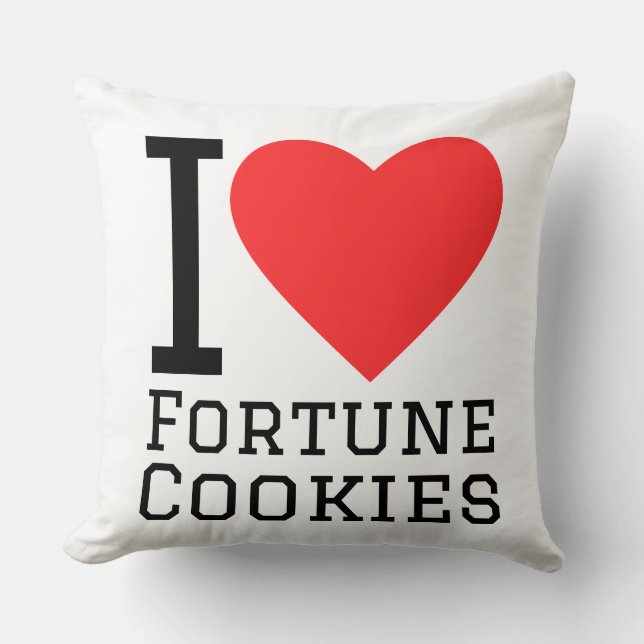 Almofada I love fortune cookies (Frente)